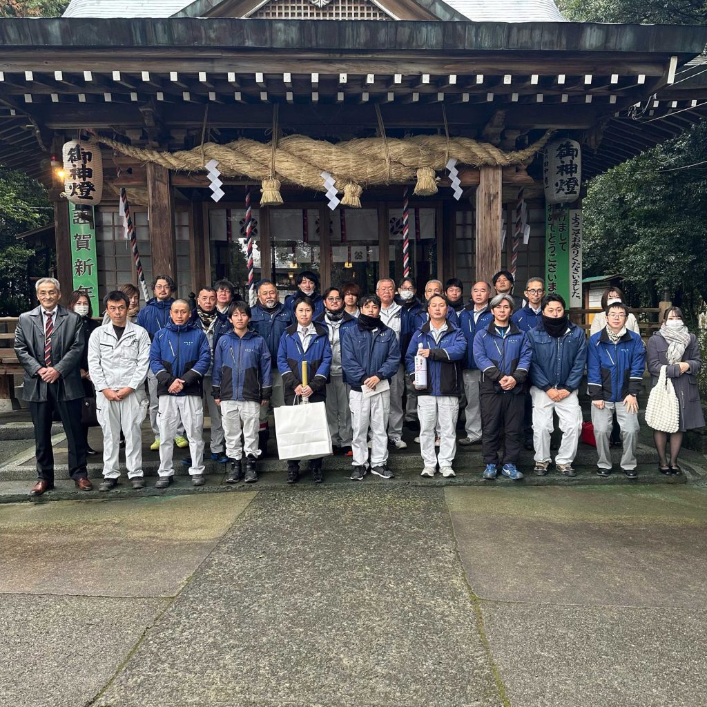 「立田阿蘇三宮神社」にて安全祈願